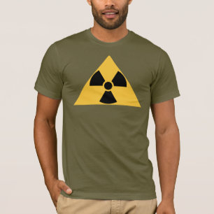 放射性紋章のアメリカの服装のTシャツ Tシャツ