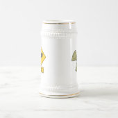 放射性警告を表す記号 ビールジョッキ (中央)