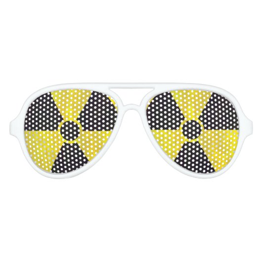 放射性警告標識 カッコいい | グランジ アビエーターサングラス (正面)