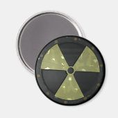 放射性警告記号 マグネット (正面/裏面)