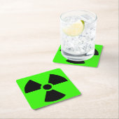 放射性 スクエアペーパーコースター (インサイチュ)
