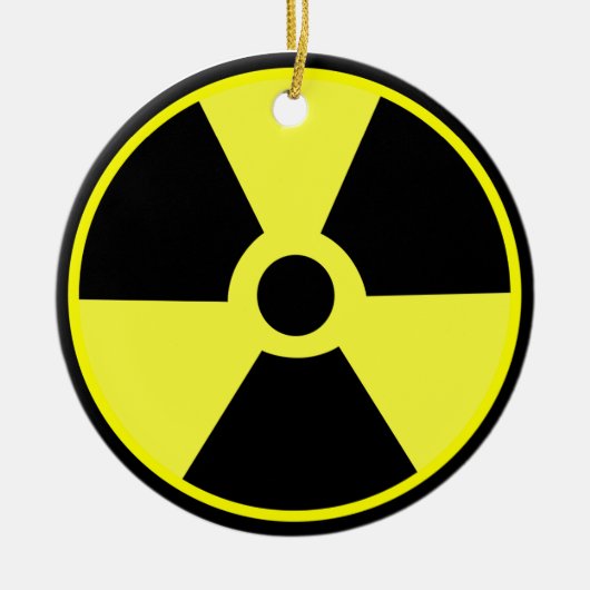 放射性 セラミックオーナメント (正面)