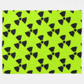 放射性 フリースブランケット (正面(横))