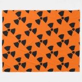 放射性 フリースブランケット (正面(横))