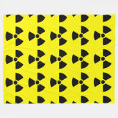 放射性 フリースブランケット (正面(横))