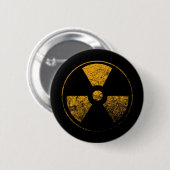 放射性-ボタン 缶バッジ (正面&裏面)