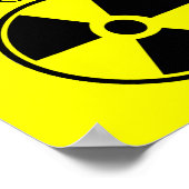 放射性 ポスター (角)