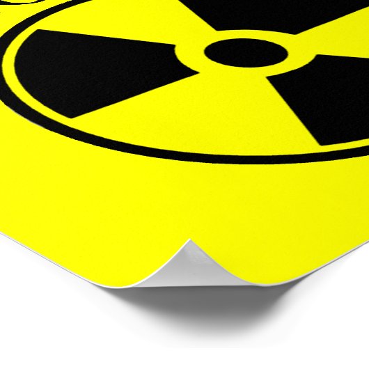 放射性 ポスター (角)