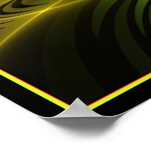 放射性 ポスター (角)