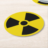 放射性 ラウンドペーパーコースター (アングル)