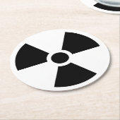 放射性 ラウンドペーパーコースター (アングル)