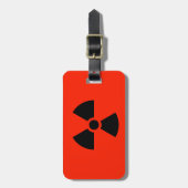 放射性 ラゲッジタグ (正面縦)