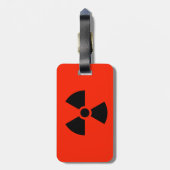 放射性 ラゲッジタグ (裏面縦)