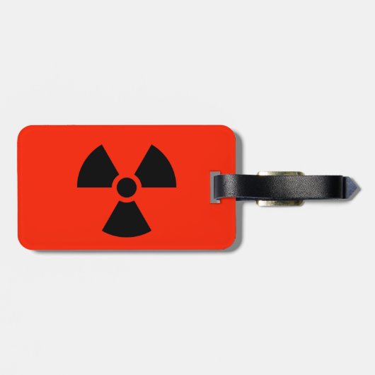 放射性 ラゲッジタグ (裏面横)