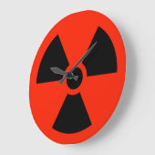 放射性 ラージ壁時計 (傾斜)