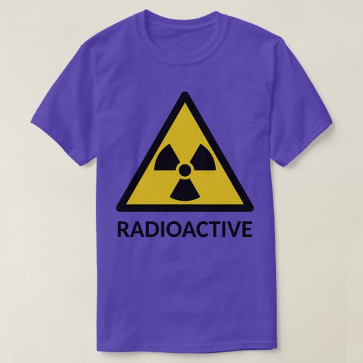 放射性 Tシャツ (デザイン正面)