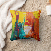 放射抽象芸術装飾用クッション クッション (ブランケット)