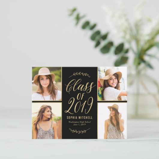 放射枝の卒業発表 ポストカード (スタンド正面)