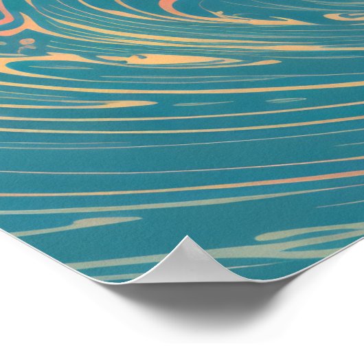 放射潮 ポスター (角)