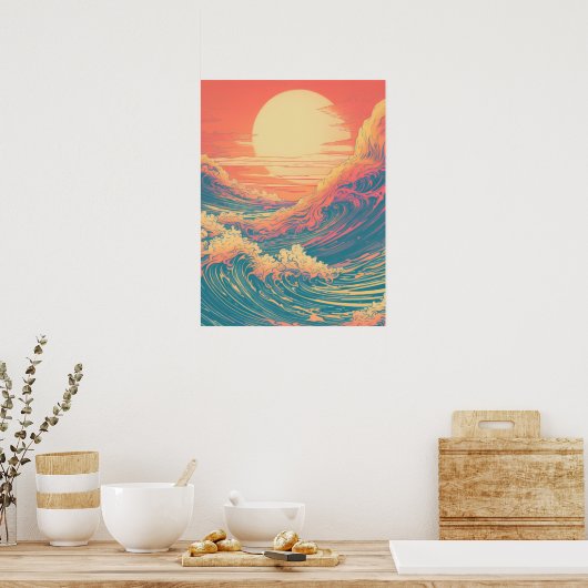 放射潮 ポスター (キッチン)