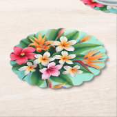 放射熱帯フローラ交響曲 ペーパーコースター (アングル)