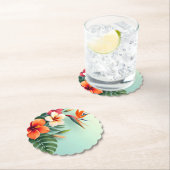 放射熱帯フローラ交響曲 ペーパーコースター (インサイチュ)