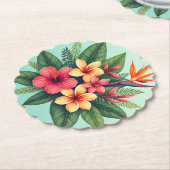放射熱帯フローラ交響曲 ペーパーコースター (アングル)