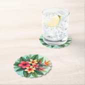 放射熱帯フローラ交響曲 ペーパーコースター (インサイチュ)