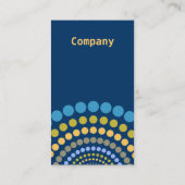 放射状の点は名刺を速作成します 名刺 (裏面)