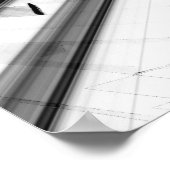 放射状パターン1 ポスター (角)