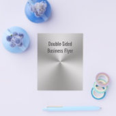 放射状ブラシ仕上げメタル外観(両面) チラシ (シングル)