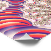 放射状マンデルブロットフラクタル ポスター (コーナー)