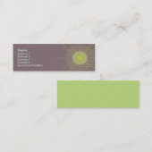 放射状-スキニー スキニー名刺 (正面/裏面)