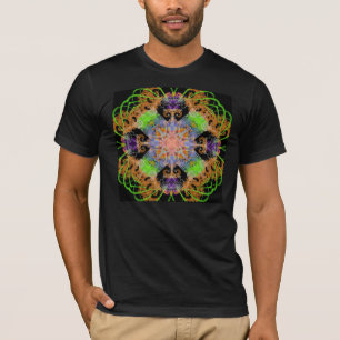 放射状 Tシャツ