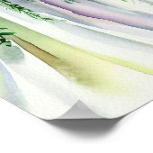 放射秋、ブライダルカスケーディングブーケ1、 ポスター (角)