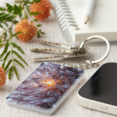 放射結晶ハート キーホルダー (正面右)