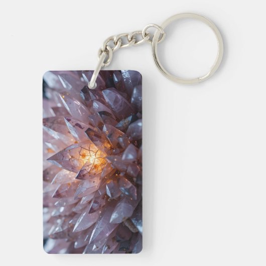 放射結晶ハート キーホルダー (裏面)