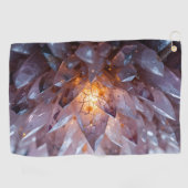 放射結晶ハート ゴルフタオル (横)