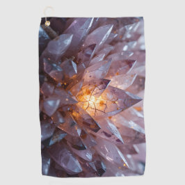 放射結晶ハート ゴルフタオル