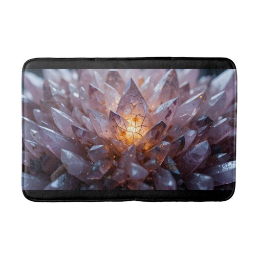 放射結晶ハート バスマット (正面)