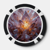 放射結晶ハート ポーカーチップ (裏面)