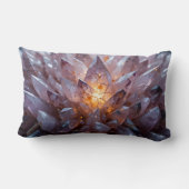 放射結晶ハート ランバークッション (裏面)