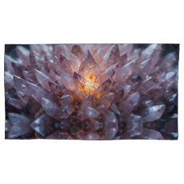 放射結晶ハート 枕カバー