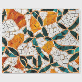 放射結晶モザイク ラッピングペーパー (フラット)