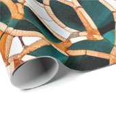 放射結晶モザイク ラッピングペーパー (ロールコーナー)