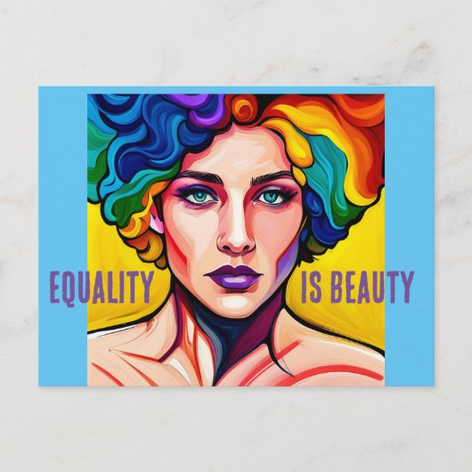 放射統一：平等は美しい ポストカード (正面)