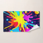 放射絵を描爆発 バスタオルセット (ハンドタオル)