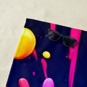 放射絵を描爆発 ビーチタオル (インサイチュ)