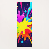 放射絵を描爆発 ヨガマット (裏面)