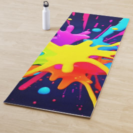 放射絵を描爆発 ヨガマット